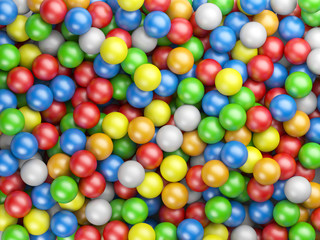 Fototapeta na wymiar Colored balls background