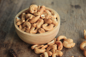 cashew nuts with salt