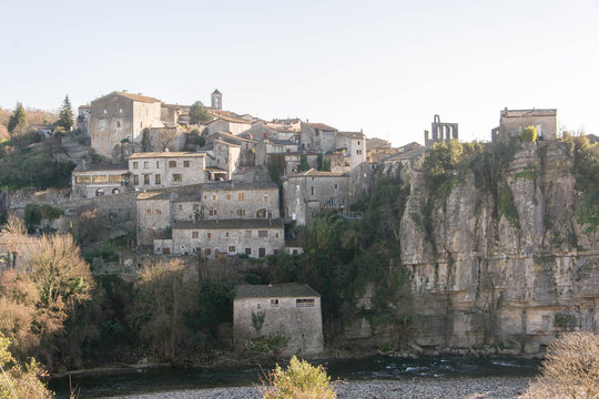 Village de Balazuc en Ard&egrave;che
