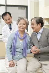 Senior Woman Being Examined by a Doctor