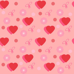 seamless texture Valentine's Day