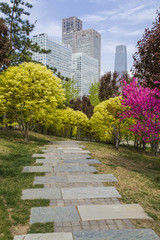 Urban park, China
