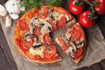 Puff pastry pizza or pie