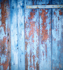 Blue wooden background