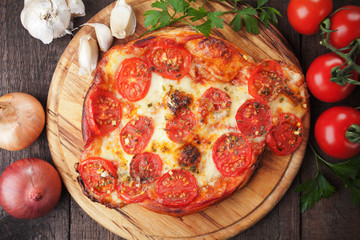 Puff pastry pizza