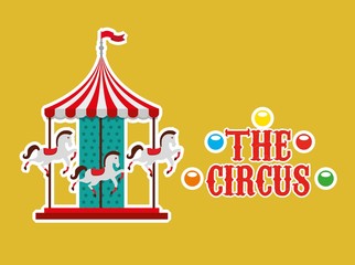 Obraz premium circus entertainment design 