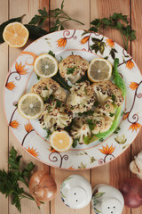 Grilled cauliflower