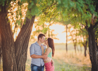 young couple in love 