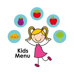 kids menu design 