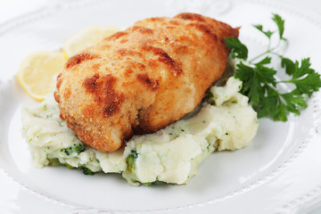 Breaded chicken