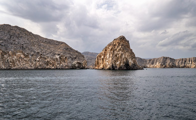 Fototapeta na wymiar Musandam Peninsula in Oman
