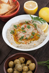 Baba ghanoush, levantine eggplant dish