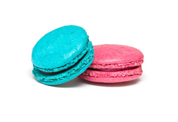  macaroons variety closeup.