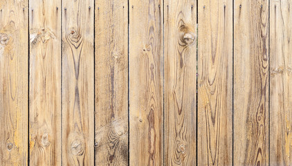 Vintage Yellow Weathered Wooden Plank Texture