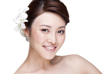 Fototapeta premium Portrait of a Beautiful Young Woman