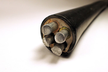 Stromkabel Erdleitung Kabelende