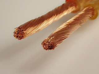 Lautsprecher Kupferleitung