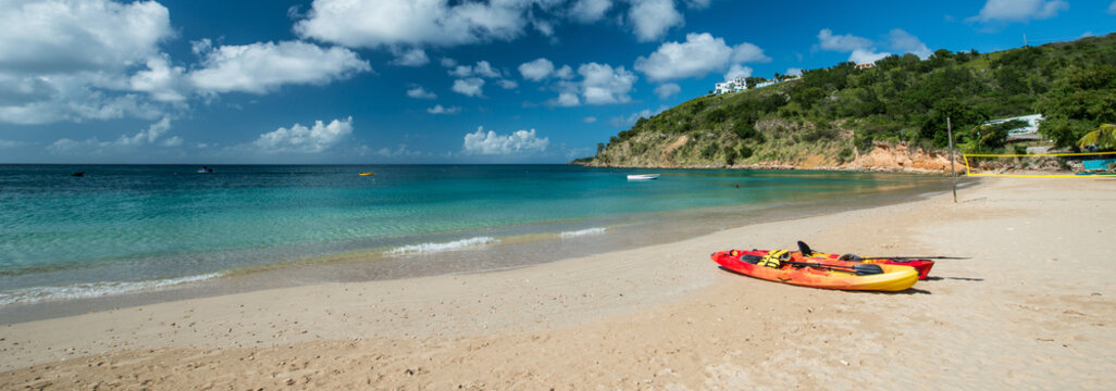 Kayak In Crocus Bay, Anguilla, English West Indies