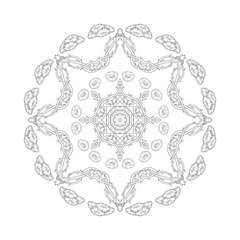 Round ornament - Vintage illustration