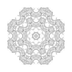 Round ornament - Vintage illustration