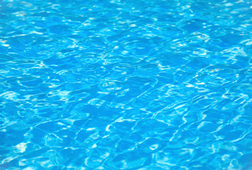 Fototapeta na wymiar swimming pool with sunny reflections