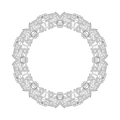 Ornate frame - Vintage illustration