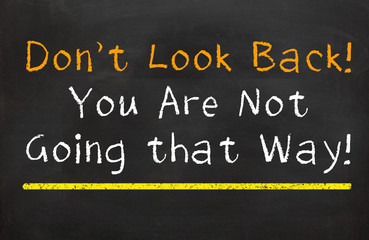 Don't Look Back
