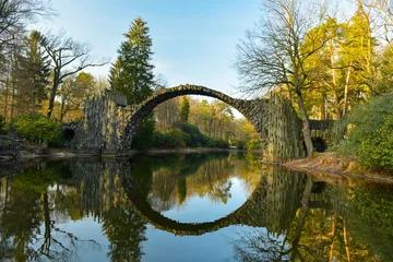 Cercles muraux Le Rakotzbrücke humeur d& 39 automne