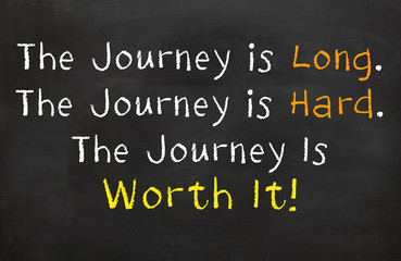 Fototapeta premium The Journey is...