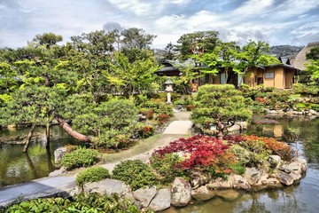 Japanese garden in Nara