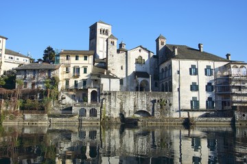 Fototapeta na wymiar Isola San Giulio - Lago d'Orta