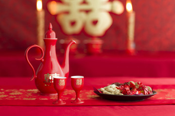 Traditional Chinese wedding elements