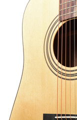 Obraz premium Guitar isolated on white
