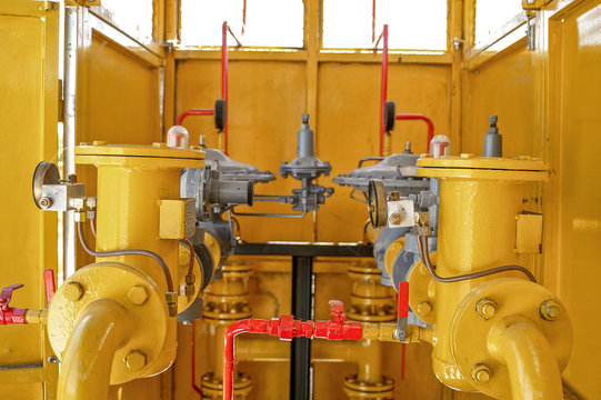 Piping Systems, Industrial Equipment, Interior - Gas Station Pip