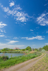 Slagheap of ukrainian steppe 