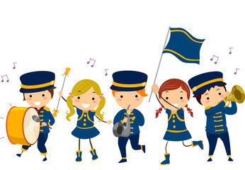 Stickman Kids Lyre Band Uniform