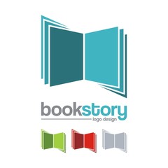 Book Logo - Design Book Logo Vector