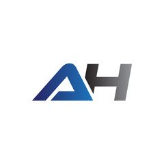 Simple Modern letters Initial Logo ah