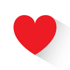 Red & White flat vector