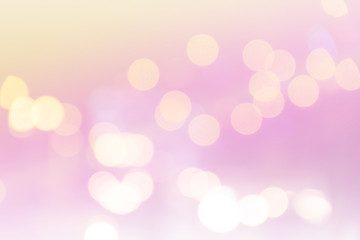 Lights blurred bokeh background in Thailand festival night party