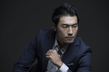 Businessman thinking