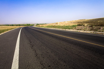 Fototapeta premium Highway from a low angle