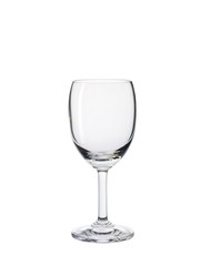 Empty wine glass. isolated on a white background