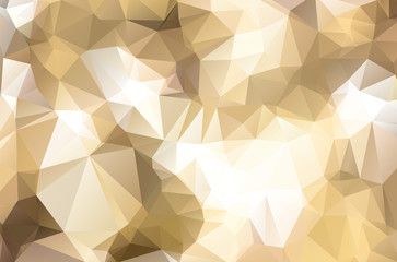 Abstract triangle golden texture