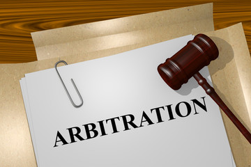 Arbitration concept - obrazy, fototapety, plakaty