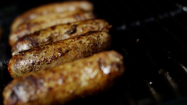 Fresh Organic Flame Grilled Sausages Healthy Dining Choice Barbecue Flavor
