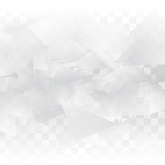 Obraz premium Abstract geometric shape from gray triangle. 