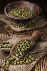 Portion of Green Peppercorns