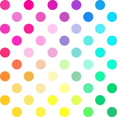 Colorful Polka Dots Background, Creative Design Templates