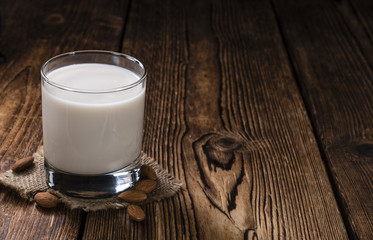 Tasty Almond Milk (selective focus)